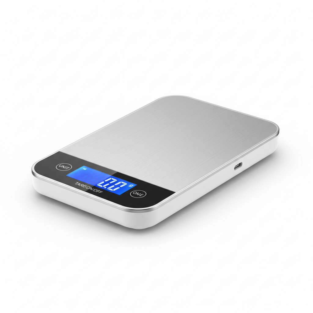 Smart Digital Kitchen Scale product shot white background