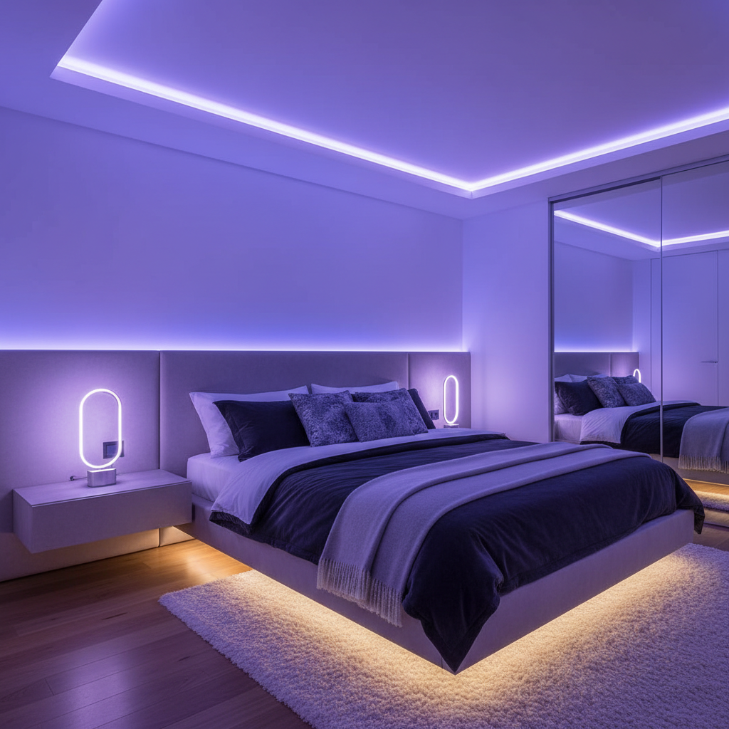 LED Strip Lights bedroom ambiance