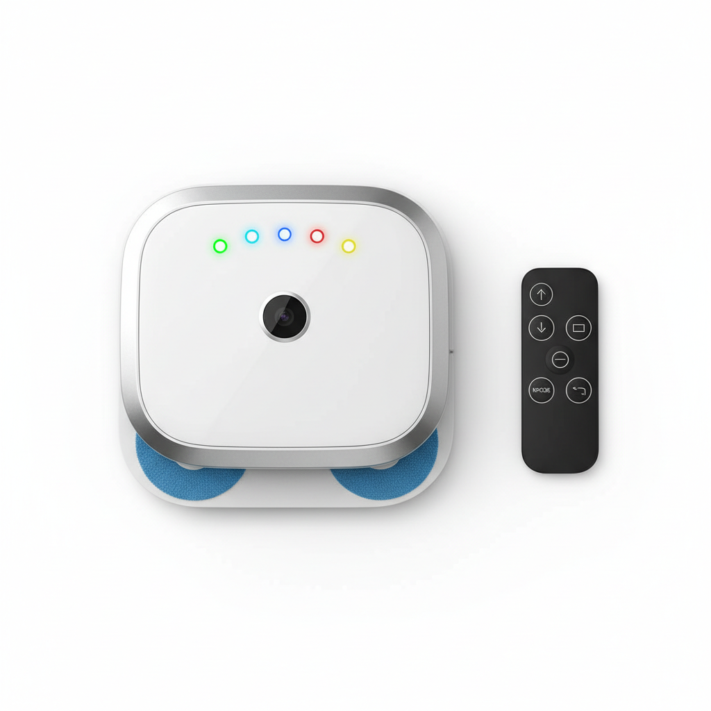 Window Cleaning Robot top view with remote control