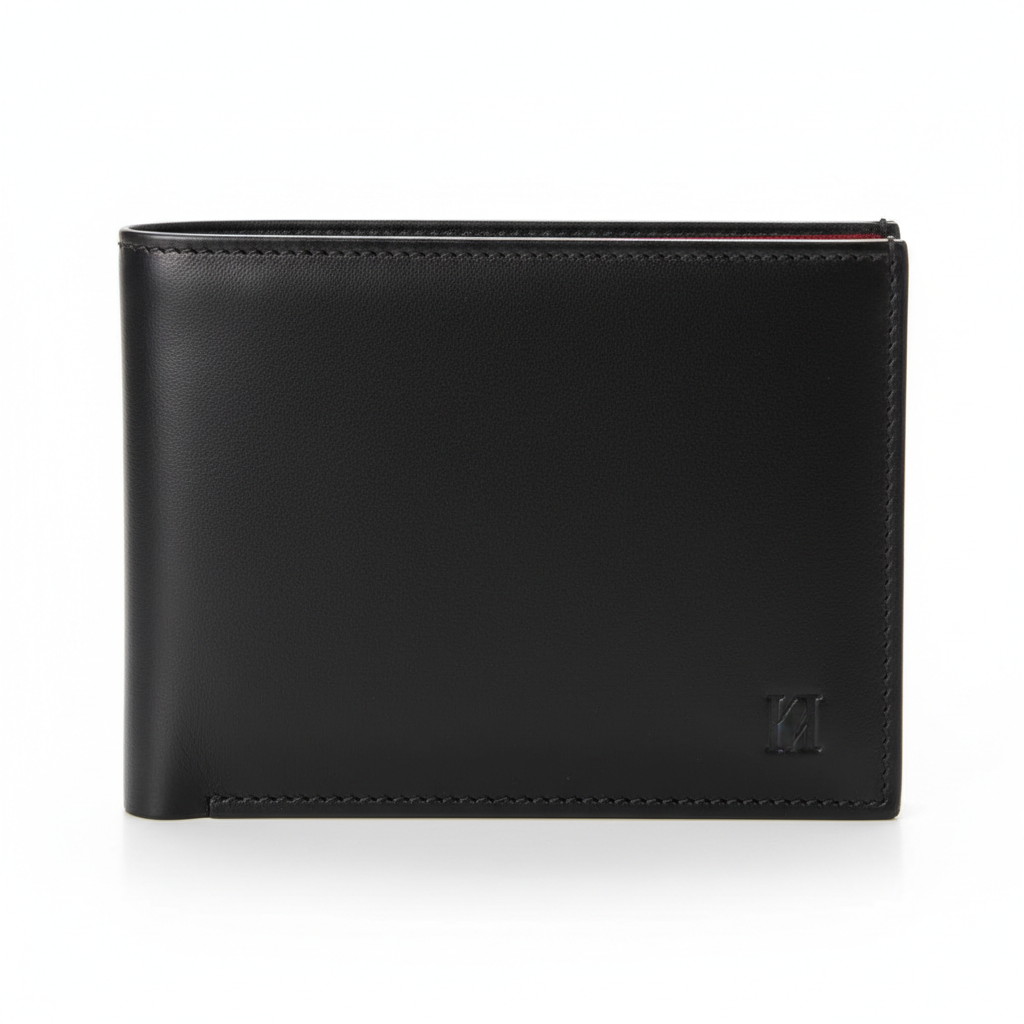 Premium Leather Wallet - Front View