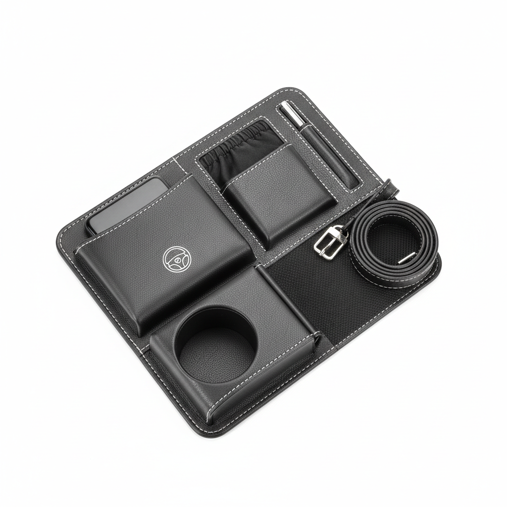 Car Seat Gap Organizer flat lay