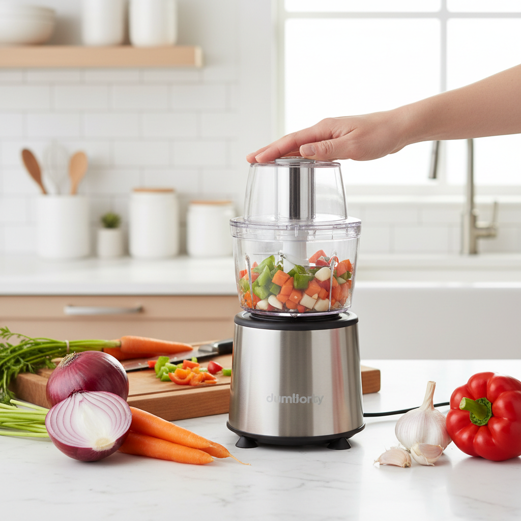 Electric Vegetable Chopper lifestyle kitchen shot