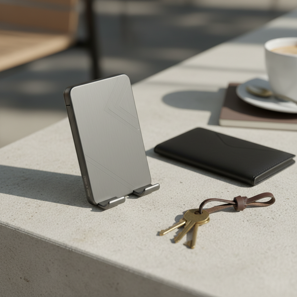 Phone stand compact EDC