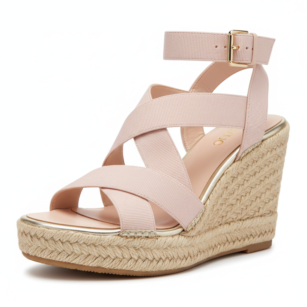 Women's Summer Shoes - Wedge Sandals