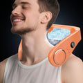 Neck fan with cooling plate - black