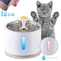Automatic cat water fountain with LED indicator