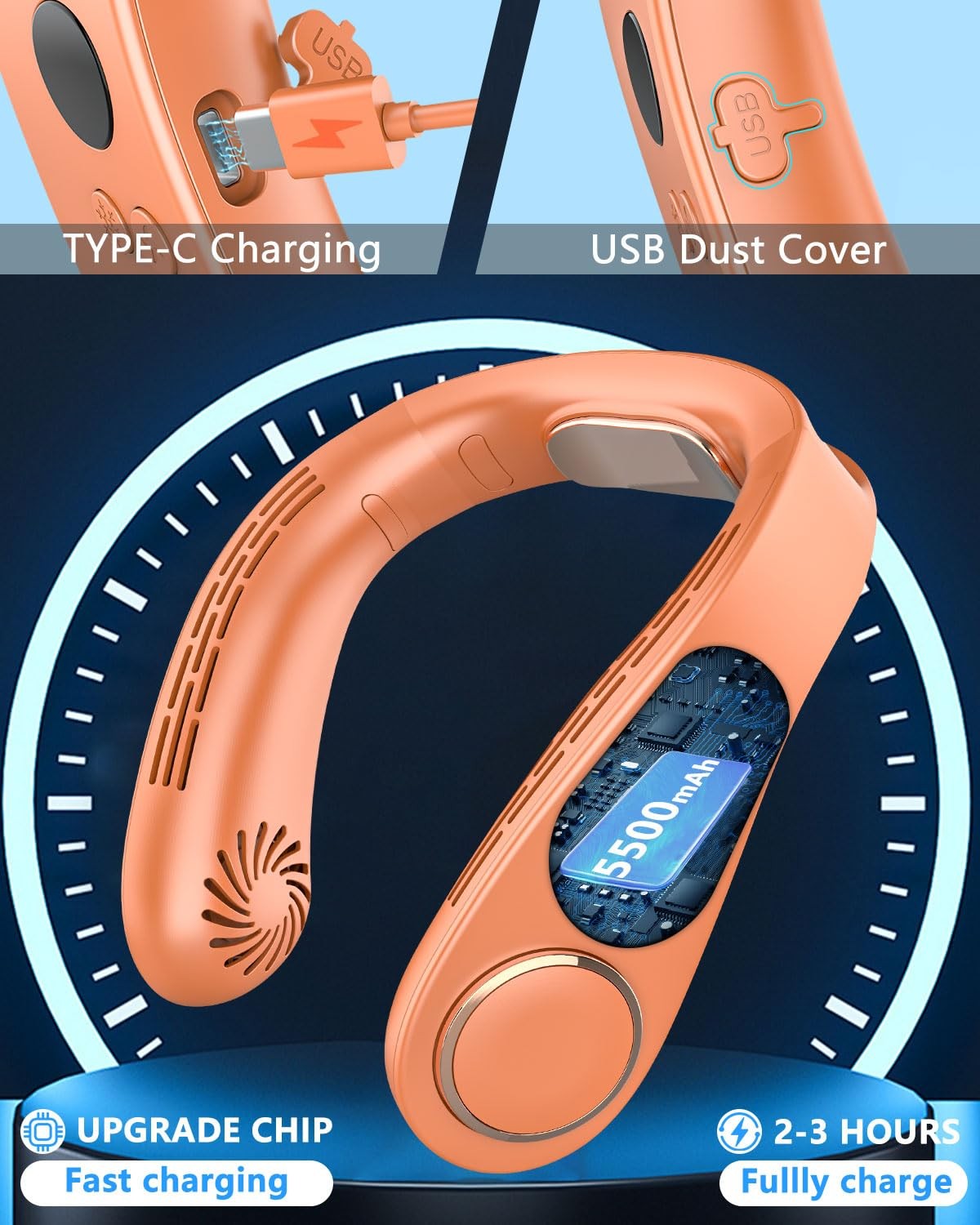 Neck fan features overview